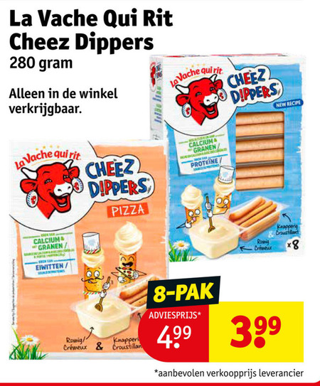 La Vache Qui Rit   kaassnacks folder aanbieding bij  Kruidvat - details