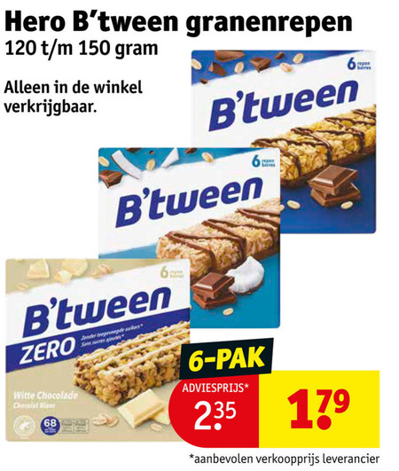 Hero   mueslireep folder aanbieding bij  Kruidvat - details