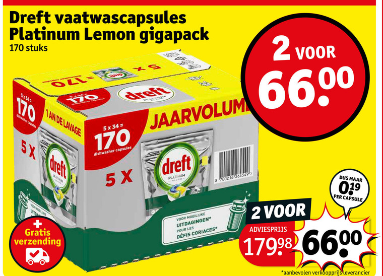 Dreft   vaatwasmiddel folder aanbieding bij  Kruidvat - details