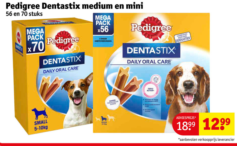 Pedigree Dentastix   hondensnacks folder aanbieding bij  Kruidvat - details