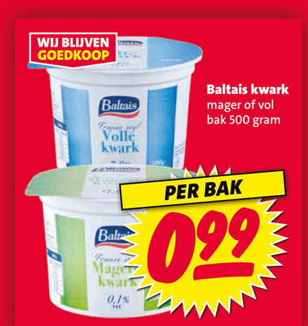 kwark 500 france style volle bak franse folder aanbieding bij Nettorama