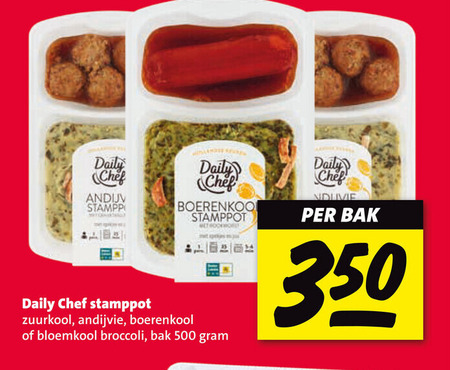 Daily Chef   stamppot  folder aanbieding bij  Nettorama - details