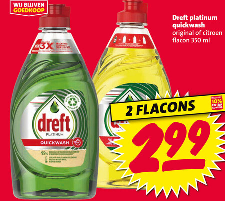 Dreft   afwasmiddel folder aanbieding bij  Nettorama - details