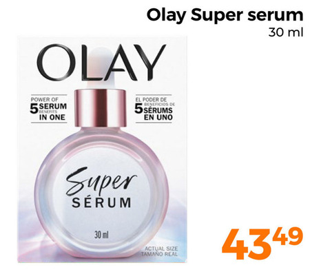 Olaz   huidserum folder aanbieding bij  Trekpleister - details