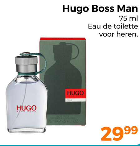Hugo Boss   eau de toilette folder aanbieding bij  Trekpleister - details