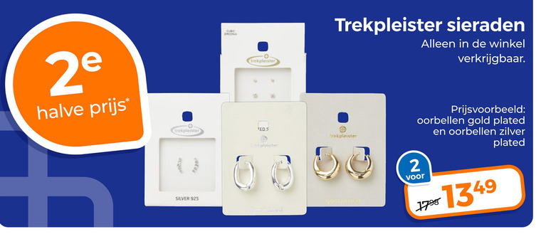 Trekpleister Huismerk   oorbellen folder aanbieding bij  Trekpleister - details