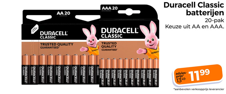 Duracell   batterij folder aanbieding bij  Trekpleister - details