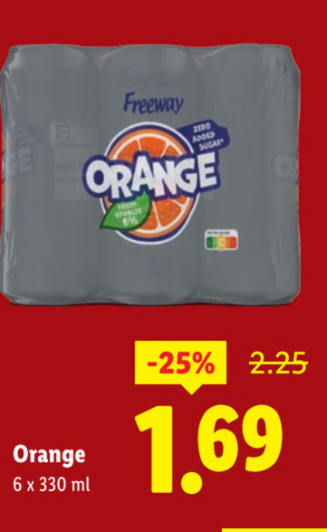 Freeway   frisdrank folder aanbieding bij  Lidl - details