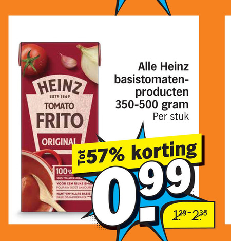 Heinz   tomatenpuree folder aanbieding bij  Albert&nbsp;Heijn - details