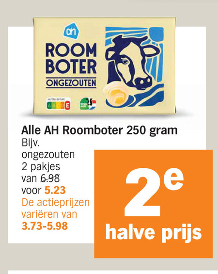 Albert Heijn Huismerk   roomboter folder aanbieding bij  Albert&nbsp;Heijn - details