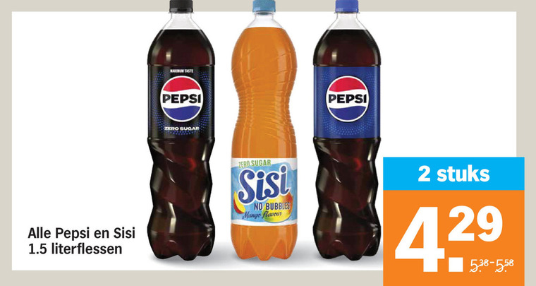 Sisi   cola, frisdrank folder aanbieding bij  Albert&nbsp;Heijn - details