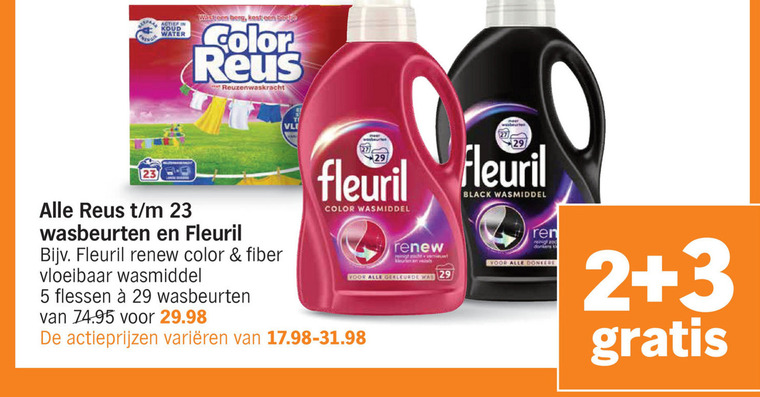 Color Reus   wasmiddel folder aanbieding bij  Albert&nbsp;Heijn - details