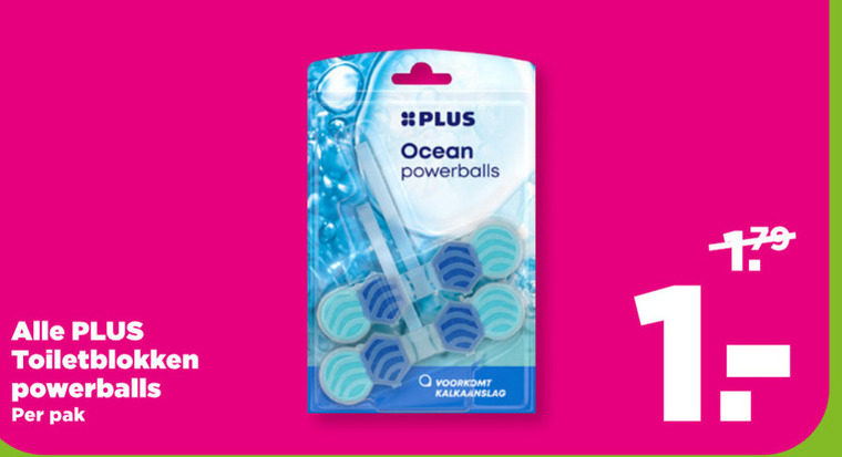 Plus Huismerk   toiletblok folder aanbieding bij  Plus - details