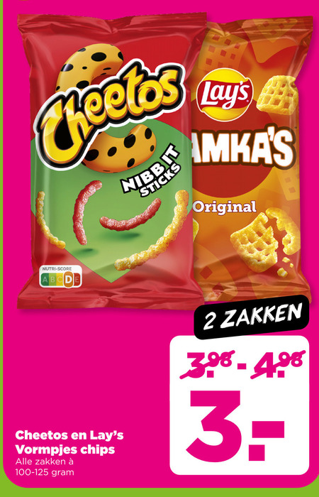 Cheetos   zoutje folder aanbieding bij  Plus - details