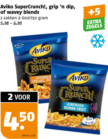 Aviko   patat folder aanbieding bij  Poiesz - details