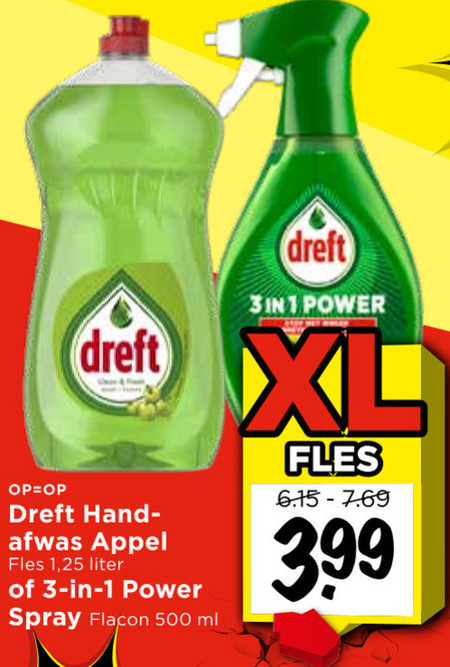 Dreft   afwasmiddel folder aanbieding bij  Vomar - details