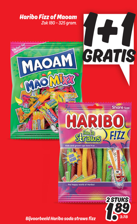 Maoam   snoep folder aanbieding bij  Dekamarkt - details
