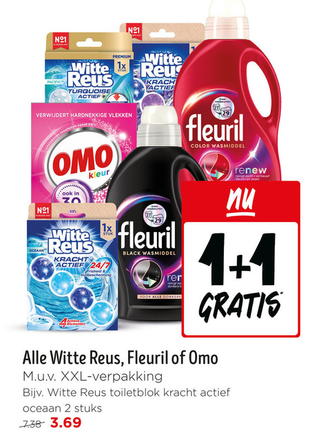Fleuril   toiletblok, wasmiddel folder aanbieding bij  Jumbo - details