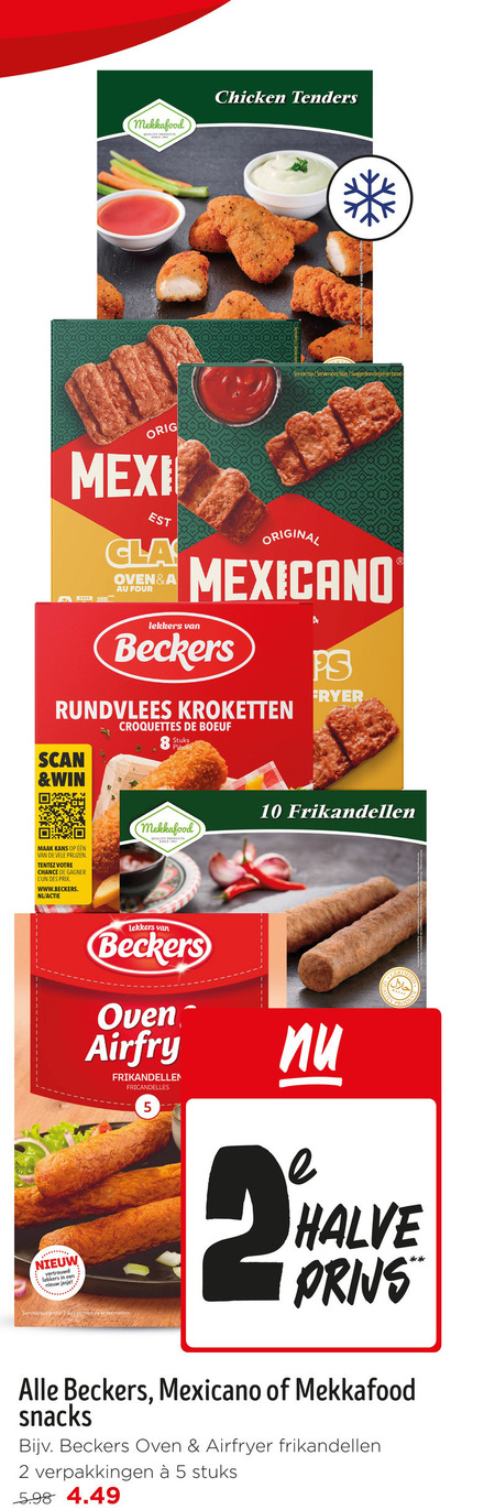 Beckers   snack, kroket folder aanbieding bij  Jumbo - details