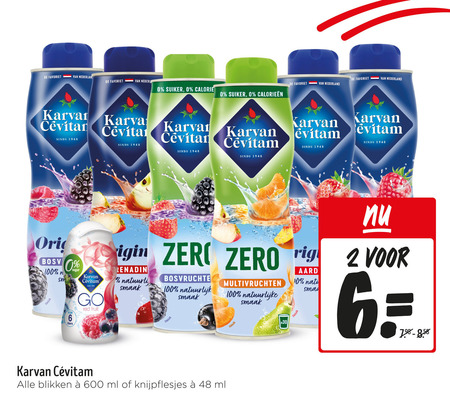 Karvan Cevitam   limonadesiroop folder aanbieding bij  Jumbo - details