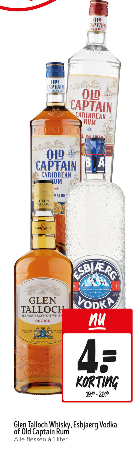 Old Captain   wodka, whisky folder aanbieding bij  Jumbo - details