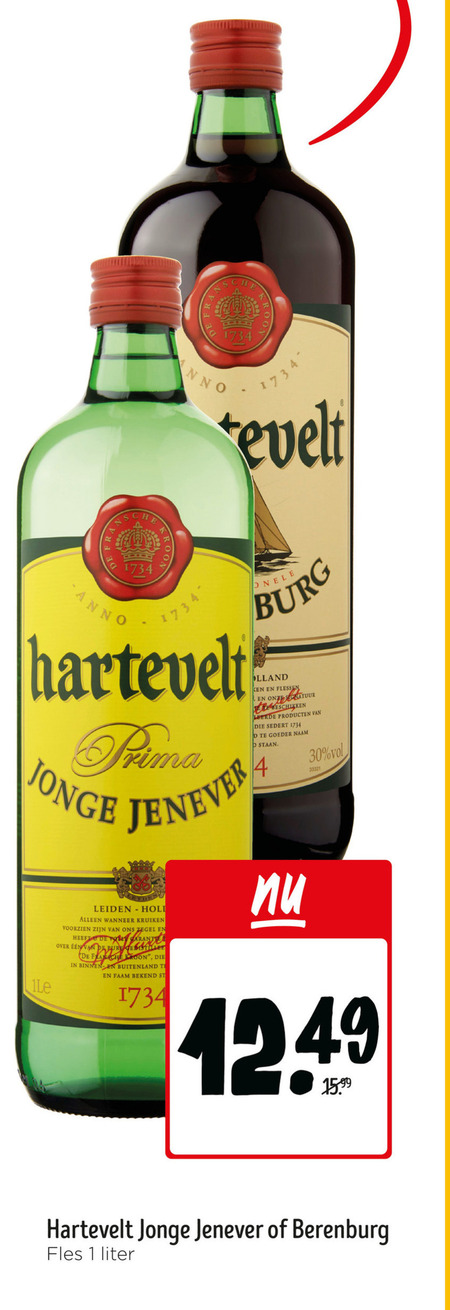 Hartevelt   berenburg, jenever folder aanbieding bij  Jumbo - details