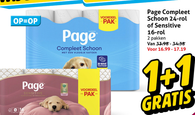 Page   toiletpapier folder aanbieding bij  Hoogvliet - details