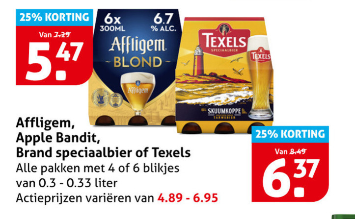 Texels   speciaalbier folder aanbieding bij  Hoogvliet - details