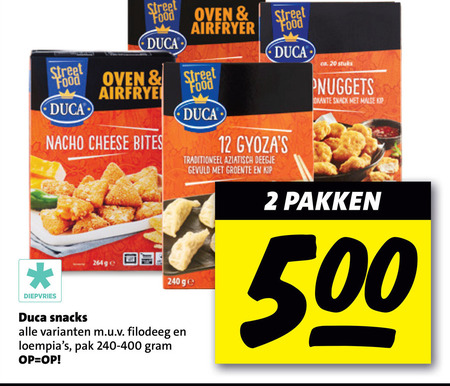 Duca   snack folder aanbieding bij  Boni - details