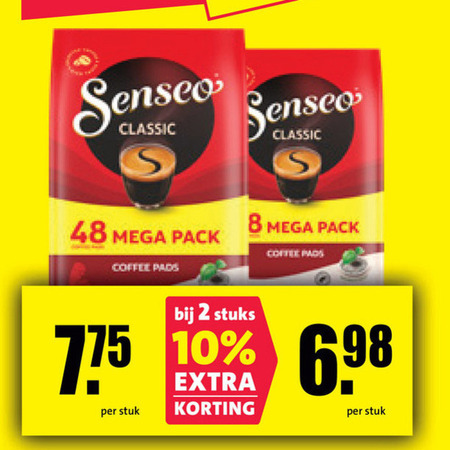 Douwe Egberts Senseo   koffiepad folder aanbieding bij  Boni - details
