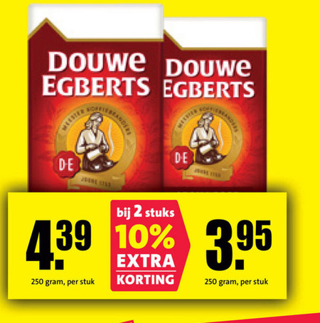 Douwe Egberts   koffie folder aanbieding bij  Boni - details