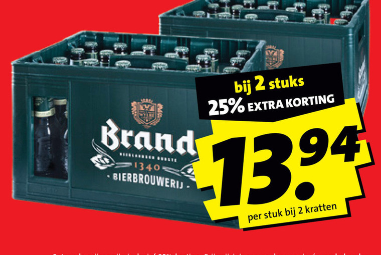 brand krat bier 2 25 bierbrouwerij stuks stuk kratten folder aanbieding bij Boni Brand krat bier folder aanbieding bij Boni - details