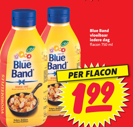 Blue Band   olie en vetten folder aanbieding bij  Boni - details