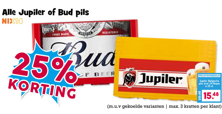 Jupiler   krat bier folder aanbieding bij  Boons&nbsp;Markt - details