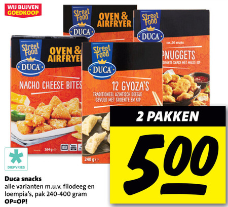 Duca   snack folder aanbieding bij  Nettorama - details