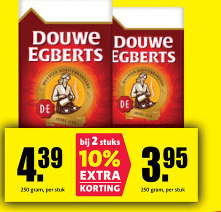 Douwe Egberts   koffie folder aanbieding bij  Nettorama - details