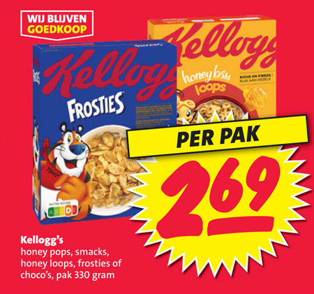 Kellogs   cereals folder aanbieding bij  Nettorama - details