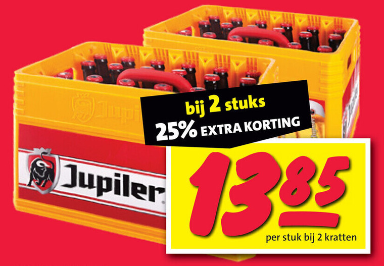 Jupiler   krat bier folder aanbieding bij  Nettorama - details
