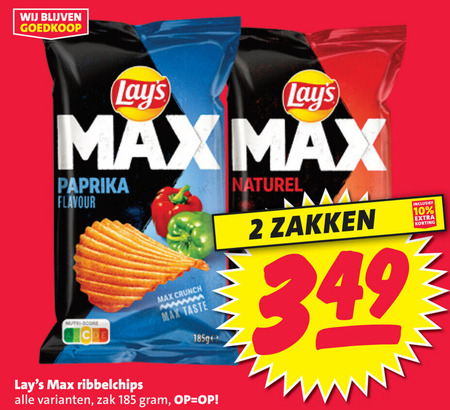 Lays   chips folder aanbieding bij  Nettorama - details