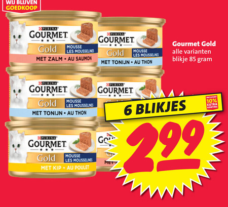 Gourmet   kattenvoer folder aanbieding bij  Nettorama - details
