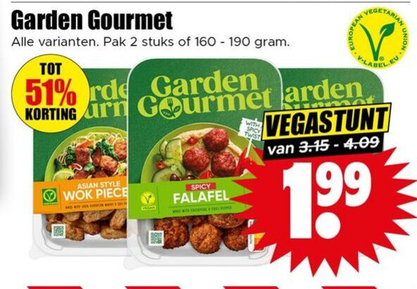 Garden Gourmet   vegetarisch folder aanbieding bij  Dirk - details