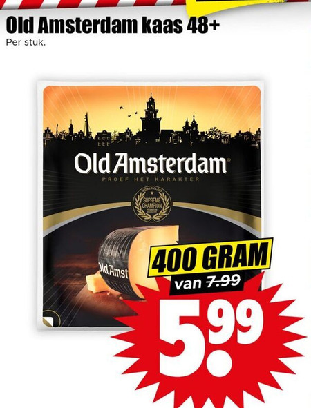 Old Amsterdam   kaas folder aanbieding bij  Dirk - details