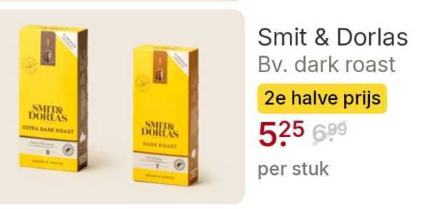 Smit en Dorlas   koffiecups folder aanbieding bij  Picnic - details