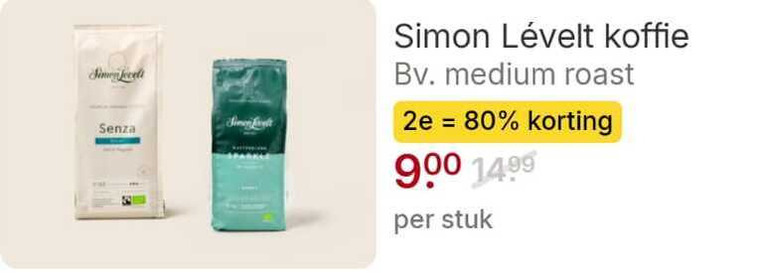 Simon Levelt   koffie folder aanbieding bij  Picnic - details