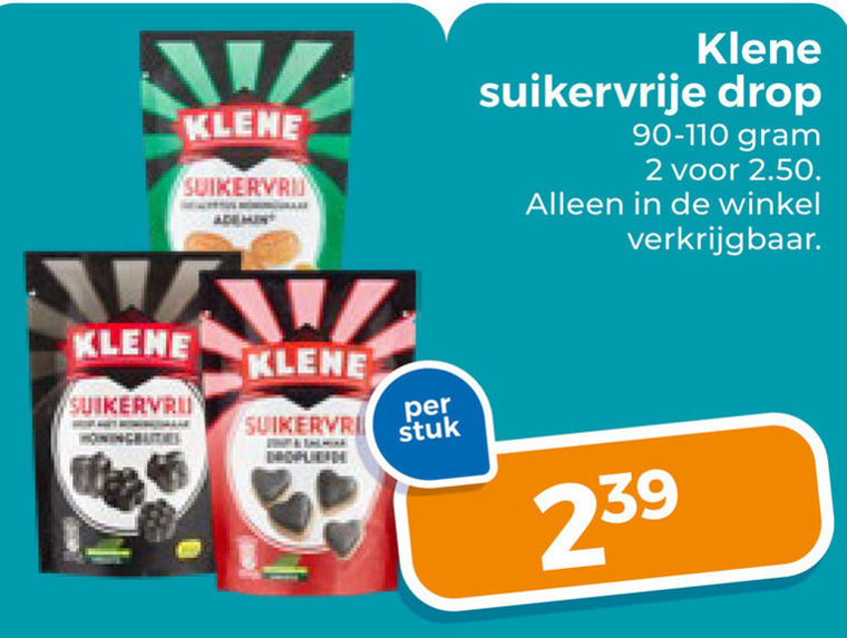 Klene   drop folder aanbieding bij  Trekpleister - details