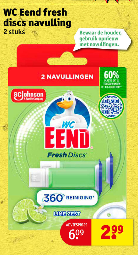 WC Eend   toiletblok folder aanbieding bij  Kruidvat - details