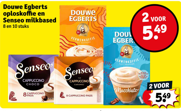 Douwe Egberts Senseo   oploskoffie, koffiepad folder aanbieding bij  Kruidvat - details