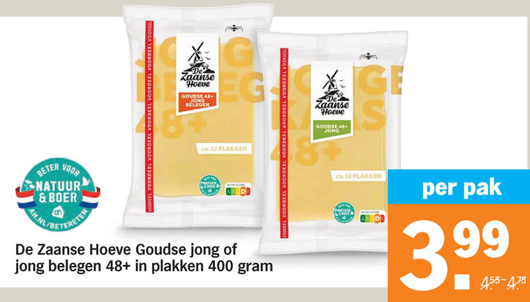 De Zaanse Hoeve   kaasplakken folder aanbieding bij  Albert&nbsp;Heijn - details