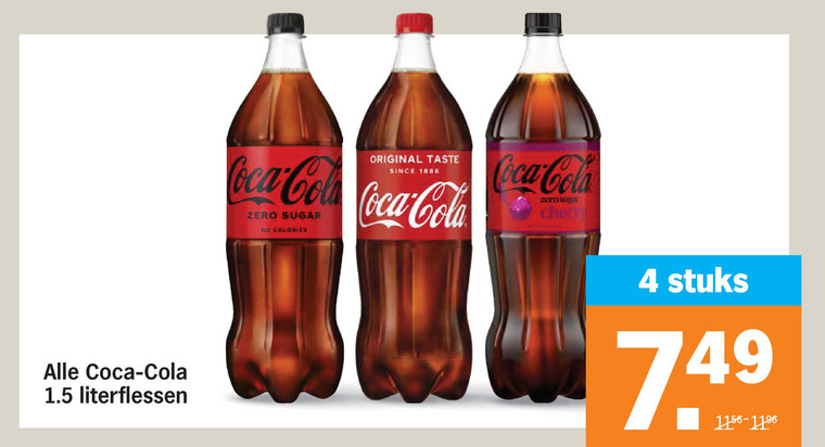 Coca-Cola   cola folder aanbieding bij  Albert&nbsp;Heijn - details