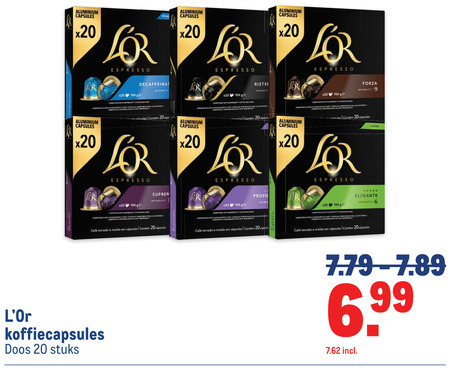 Douwe Egberts L Or   koffiecups folder aanbieding bij  Makro - details